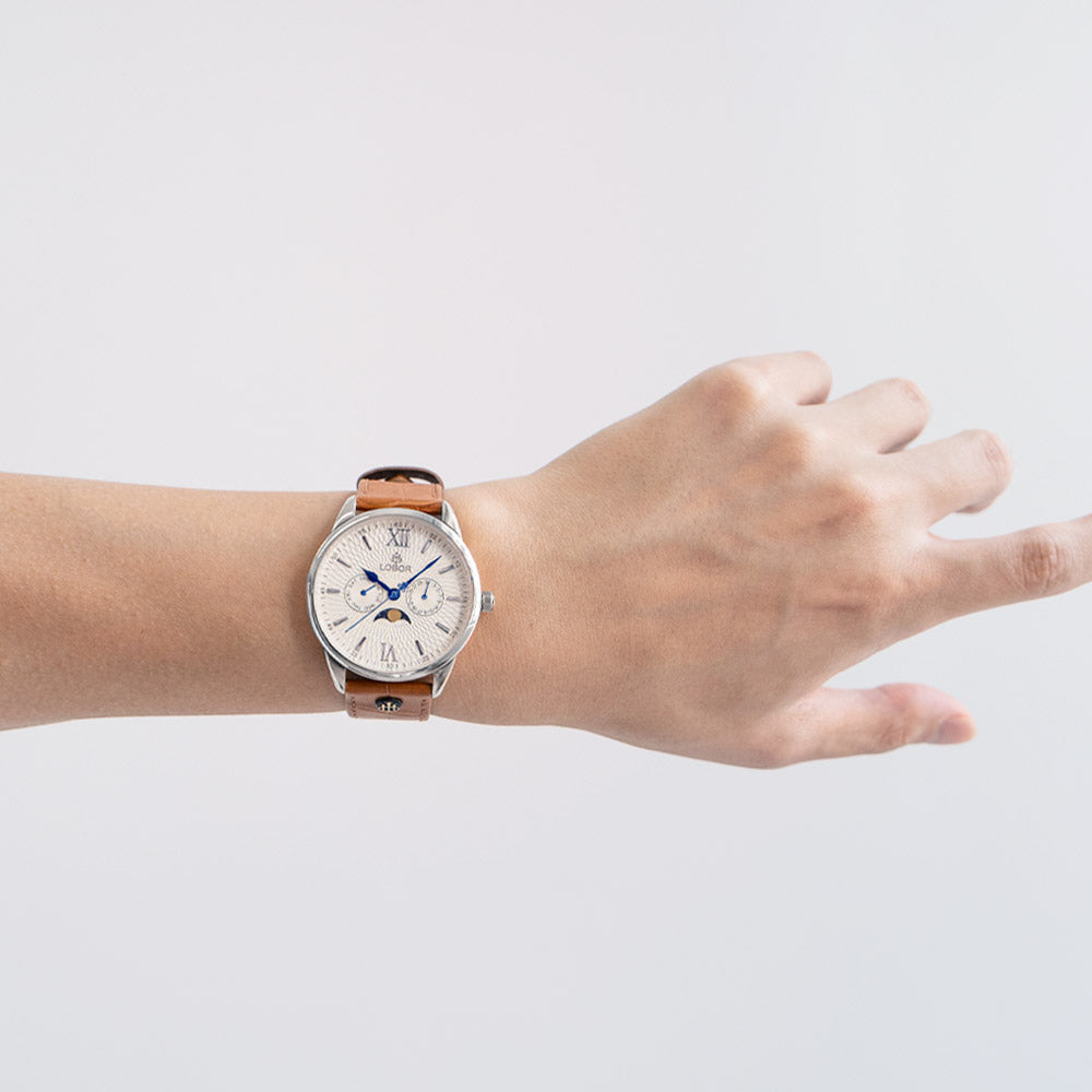 Brown moonphase watch for men