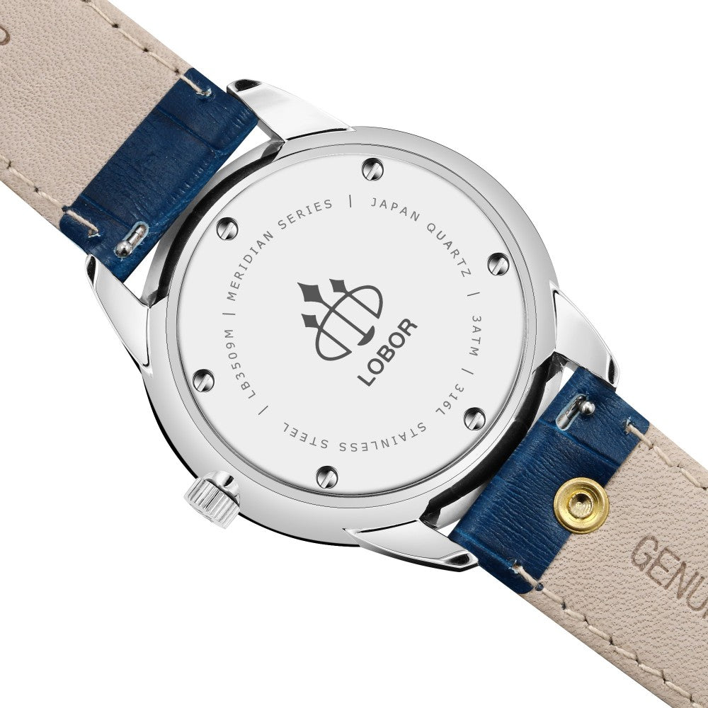 Blue moonphase watch