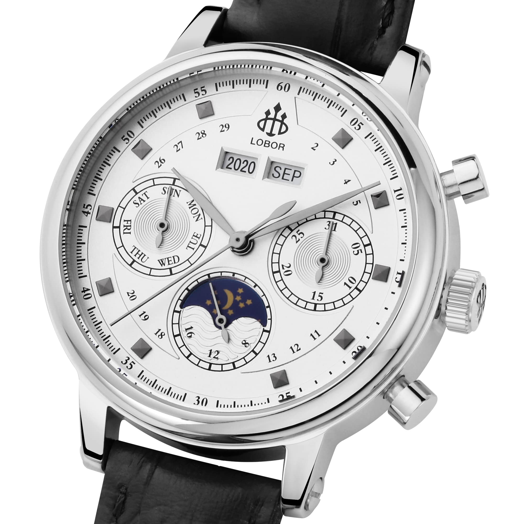 Black moonphase watch for women