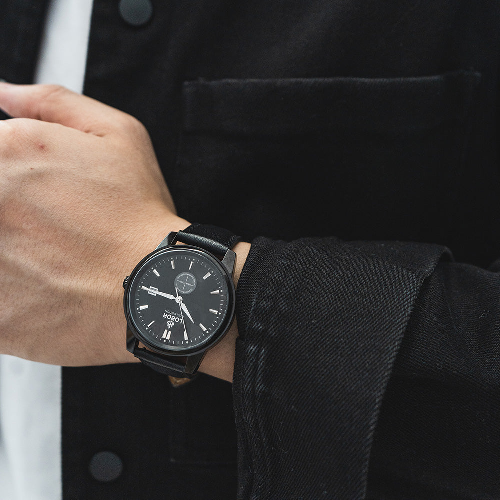 Black automatic watches for men