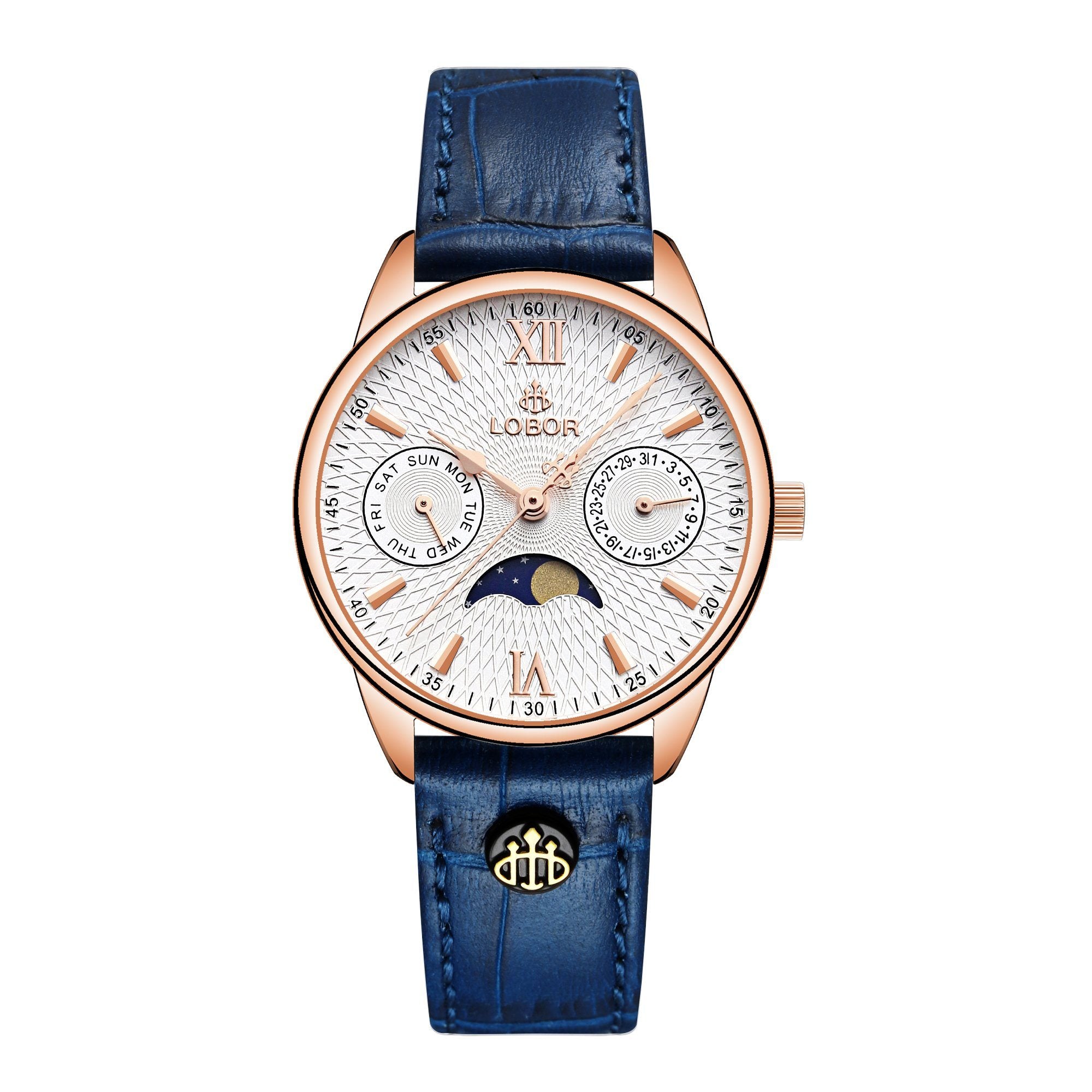 Blue moonphase watch for women