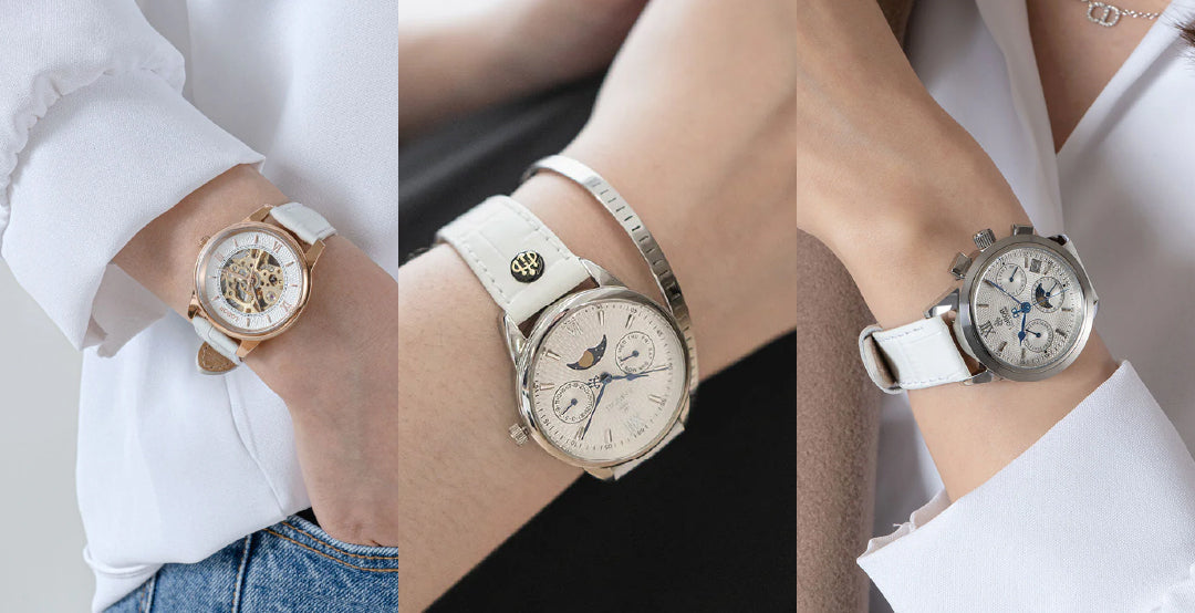 Romantic Gifts For Her｜Timeless White Watches