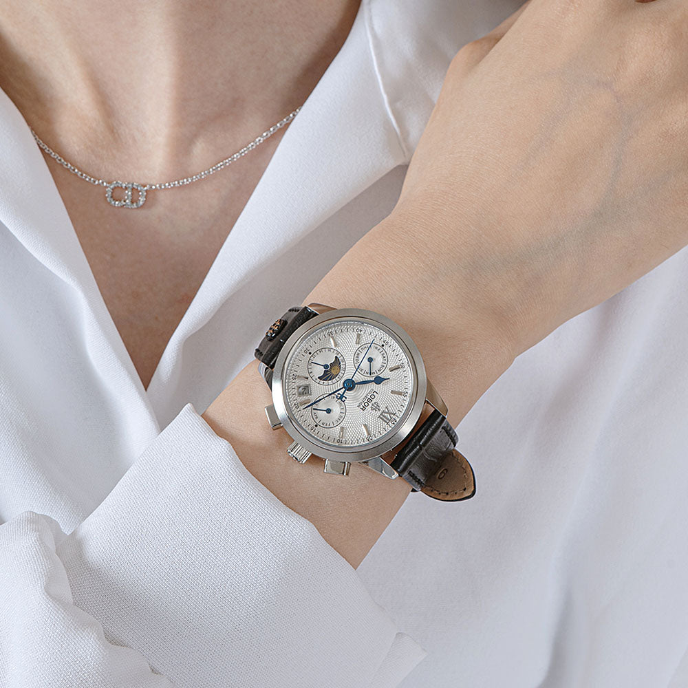 Black moonphase automatic watches  for women