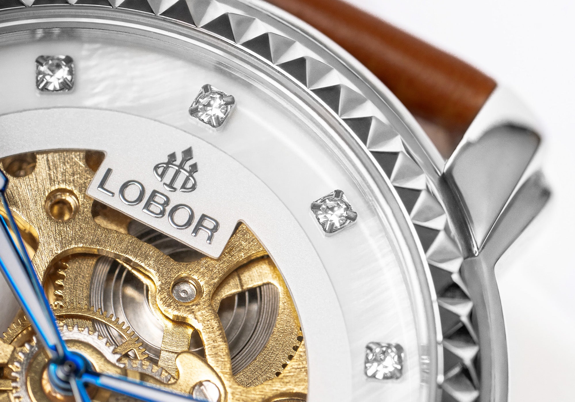 LOBOR ロバー PREMIER STAUNTON スケルトン 自動巻き 腕時計 稼働品